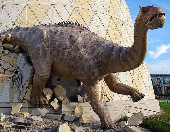 rekonstrukcja wyglądu alamozaura