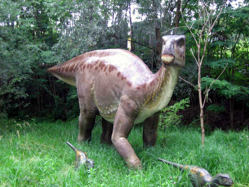 Iguanodon w Dinoparku
