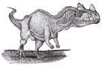 ceratozaur - szkic